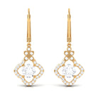 Sparkanite Jewels-Nature Inspired Moissanite Floral Drop Earrings