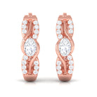 Sparkanite Jewels-Classic Certified Moissanite Minimal Stud Earrings