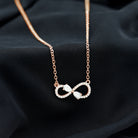 Sparkanite Jewels-Minimal Certified Moissanite Infinity Necklace