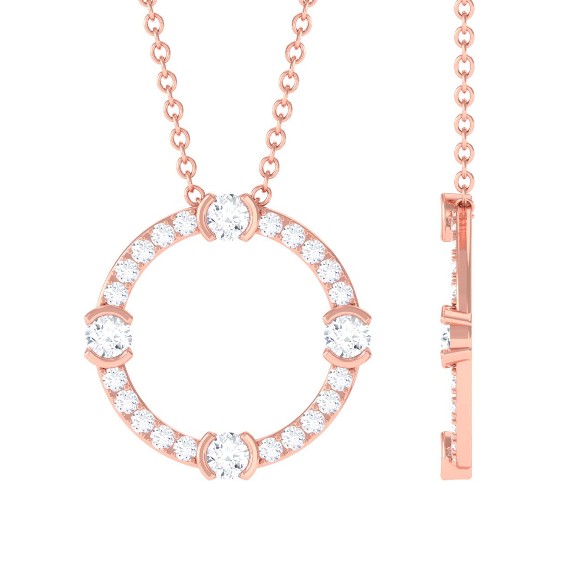 Sparkanite Jewels-Certified Moissanite Eternity Necklace