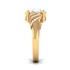 Oval Shape Moissanite Solitaire Engagement Ring D-VS1 8X10 MM - Sparkanite Jewels