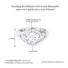Classic Round Shape Moissanite Engagement Ring D-VS1 8 MM - Sparkanite Jewels