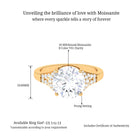 Round Shape Moissanite Classic Solitaire Engagement Ring D-VS1 10 MM - Sparkanite Jewels
