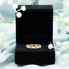 Sparkanite Jewels-Moissanite Heart Full Eternity Band Ring