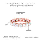 Sparkanite Jewels-Designer Moissanite Eternity Wedding Band