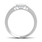 Sparkanite Jewels-Emerald Cut Moissanite Statement Ring for Men