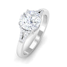 Round Shape Moissanite Classic Solitaire Engagement Ring D-VS1 8 MM - Sparkanite Jewels
