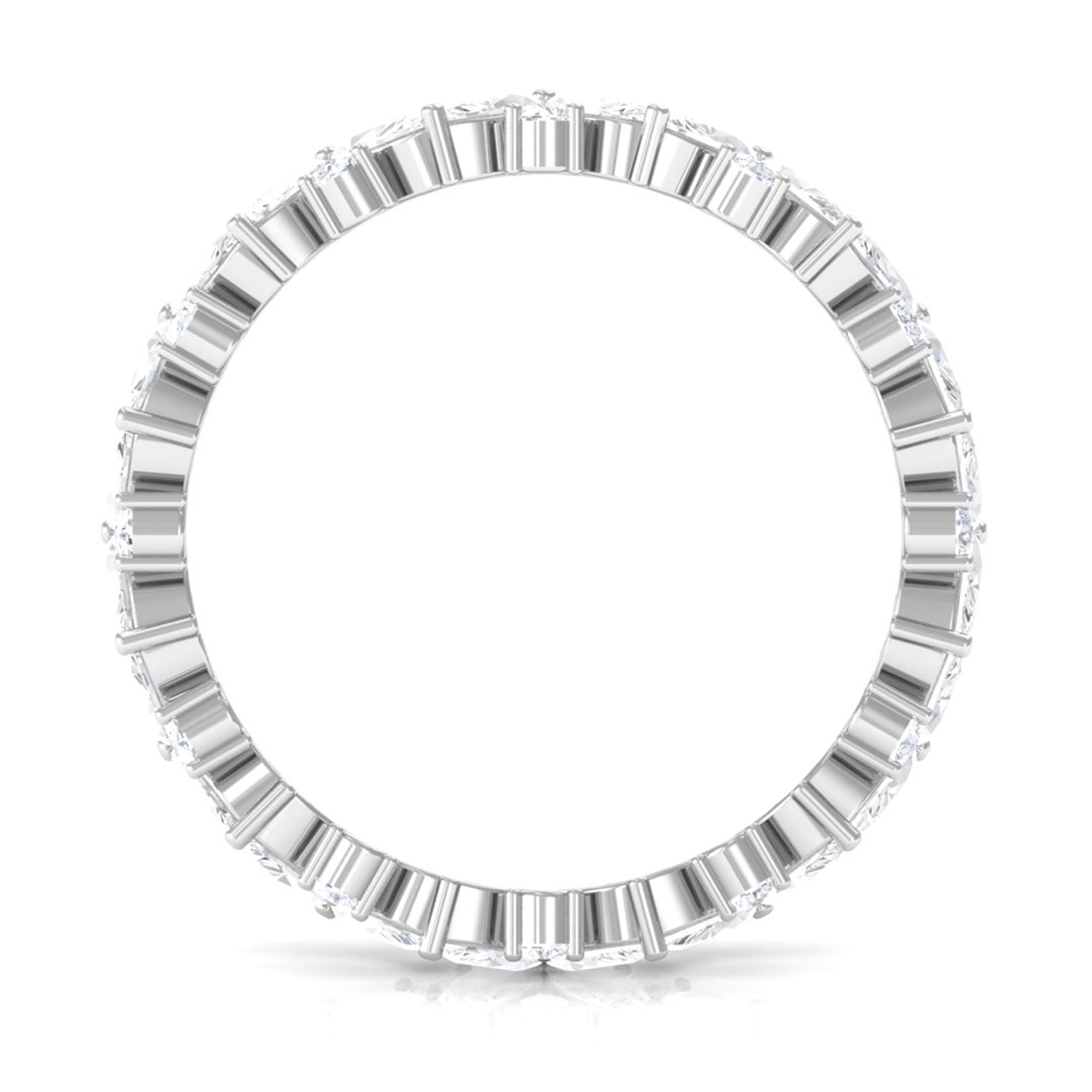 Sparkanite Jewels-Classic Certified Moissanite Wedding Eternity Ring