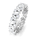 Sparkanite Jewels-Classic Certified Moissanite Wedding Eternity Ring